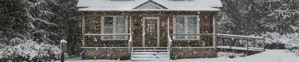 House in the snow
