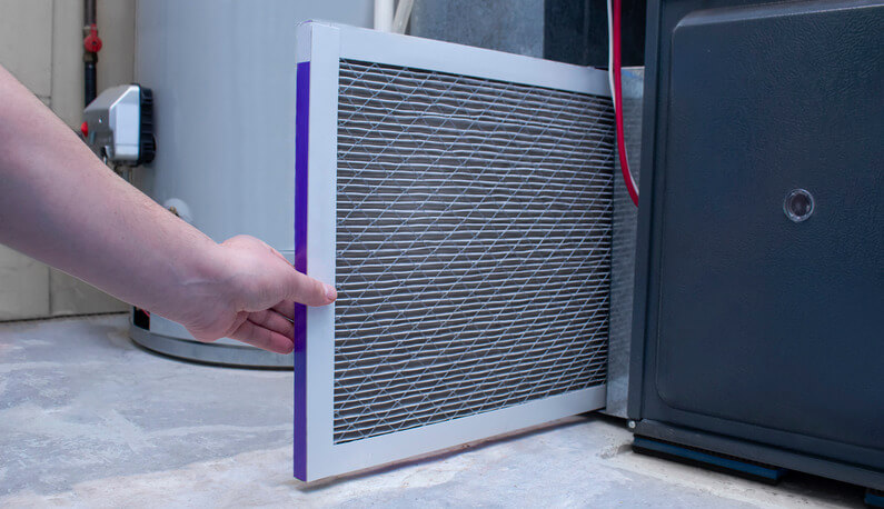Replacing an HVAC Filter