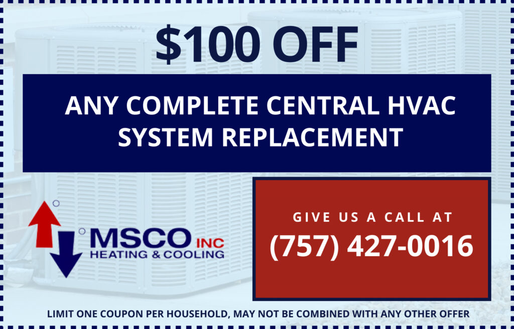 $100 off hvac coupon